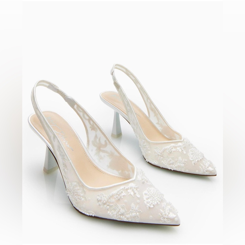 Betsey Johnson Nikki Ivory Bridal heels